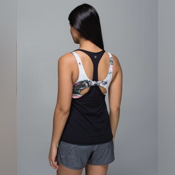 Lululemon All Sport Support Tank in Black and Pigment Wave Multi Tank Top - Picture 1 of 11